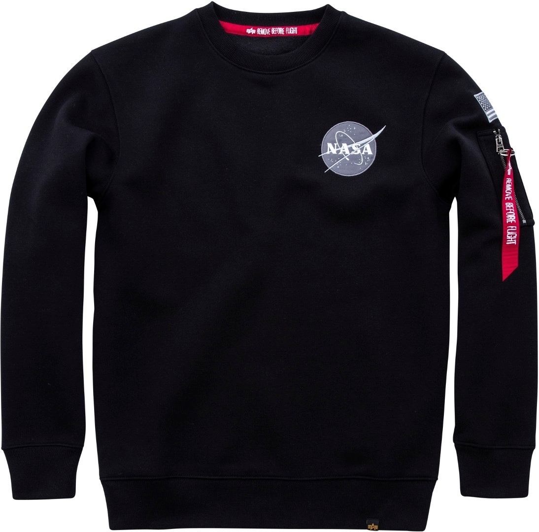 Alpha Industries Space Shuttle Tröja, svart, storlek S