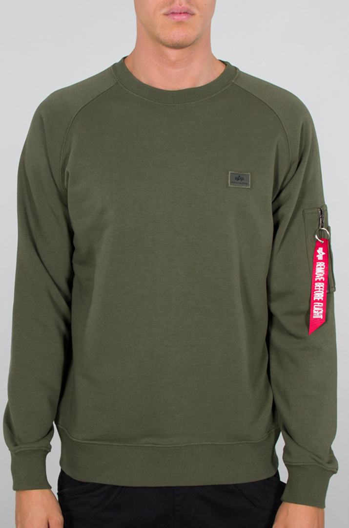 Alpha Industries X-Fit Tröja, grön, storlek 2XL