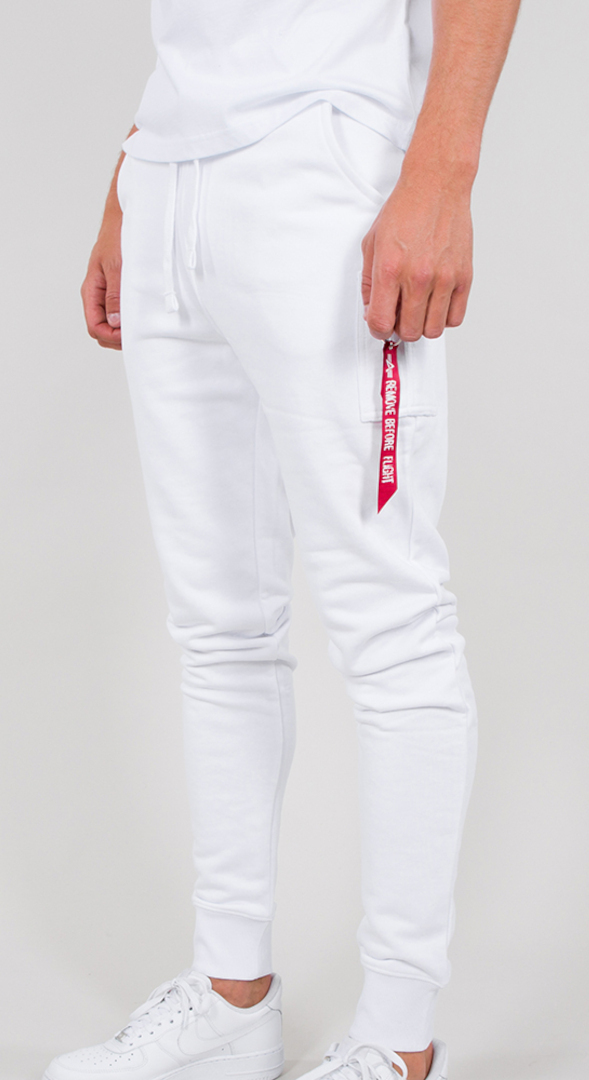 Image of Alpha Industries X-Fit Slim Cargo Pantaloni, bianco, dimensione 2XL