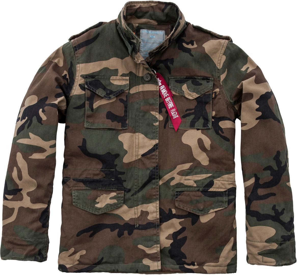 Alpha Industries Vintage M-65 CW Ladies jacka, flerfärgad, storlek S för kvinnor