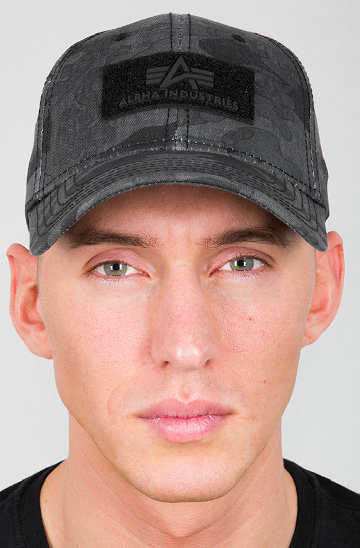 Alpha Industries VLC Kappe, schwarz-grau, schwarz-grau