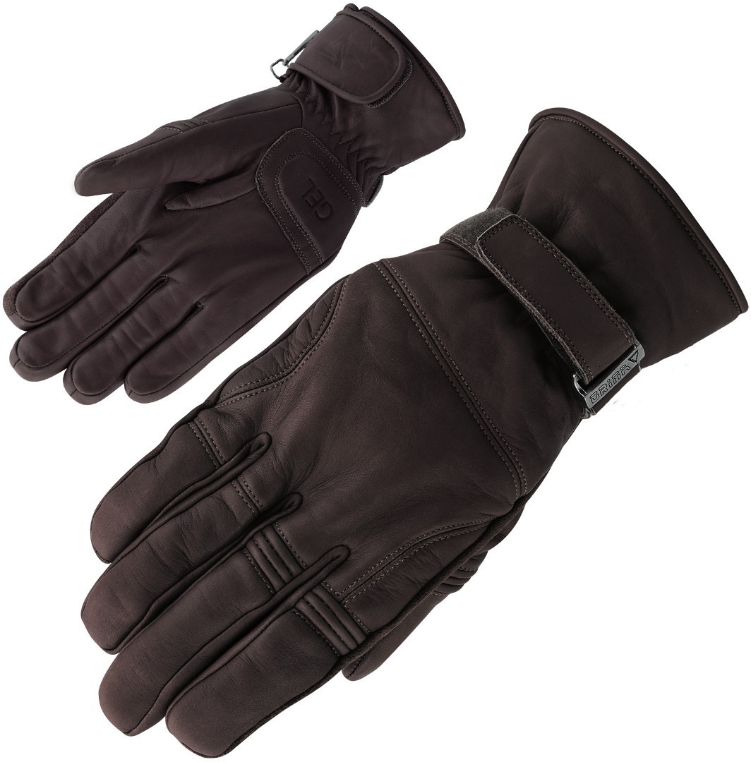 Orina Midway Waterproof Motorcycle Gloves, brown, Size L, brown, Size L