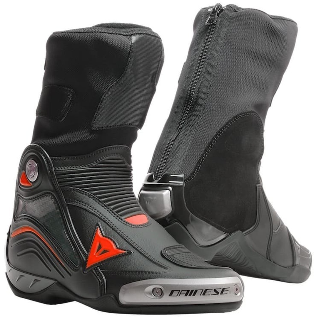 Dainese Axial D1 MC-stövlar, svart-röd, storlek 43