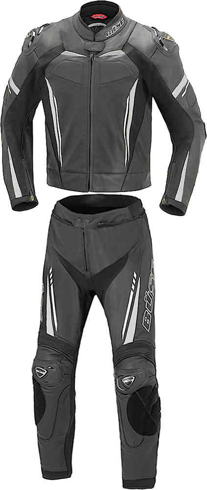 Two piece store leather suit