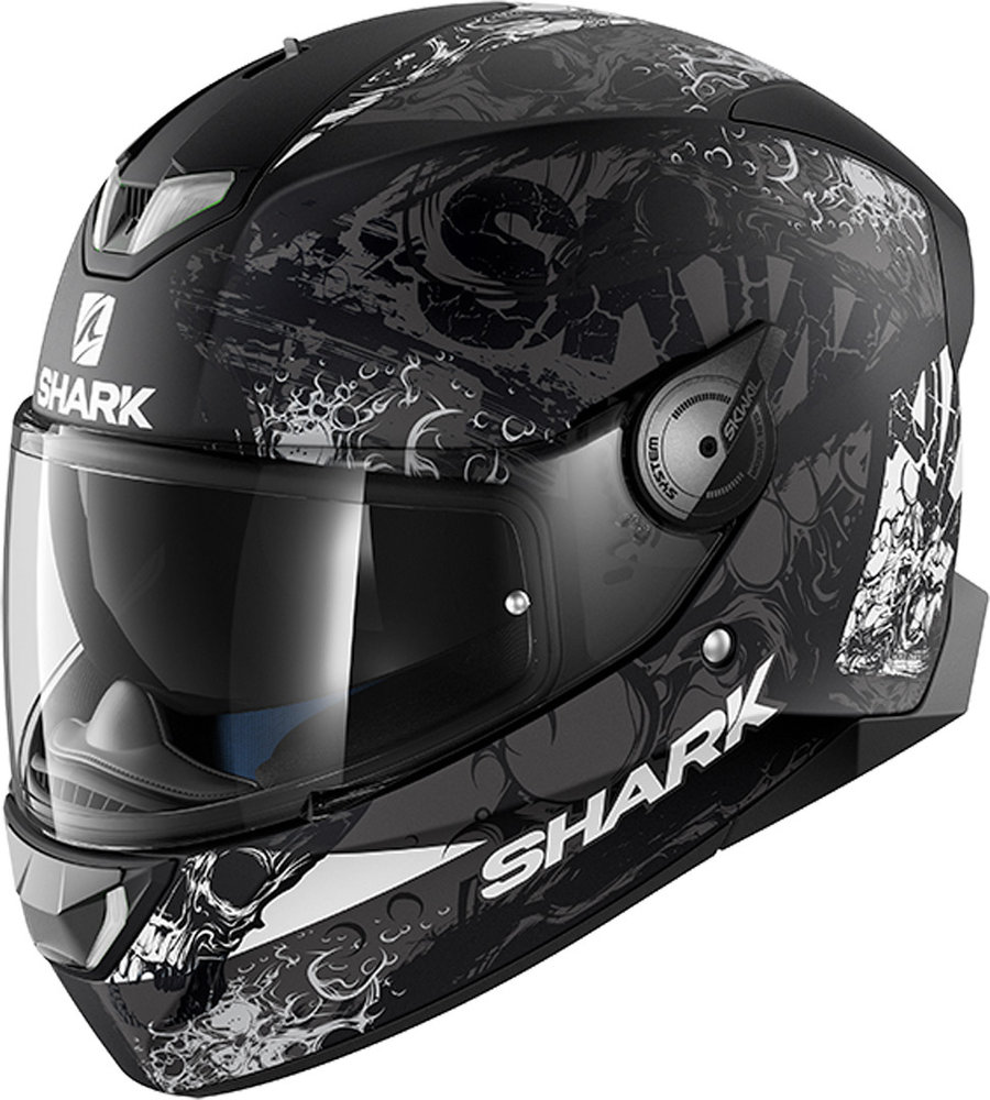 Shark Skwal 2 Nuk´Hem Weiße LED Helm