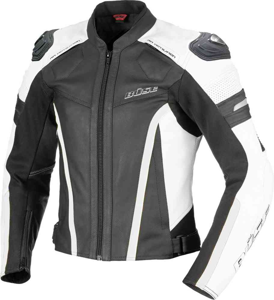 Büse Monza Veste de moto en cuir de dames