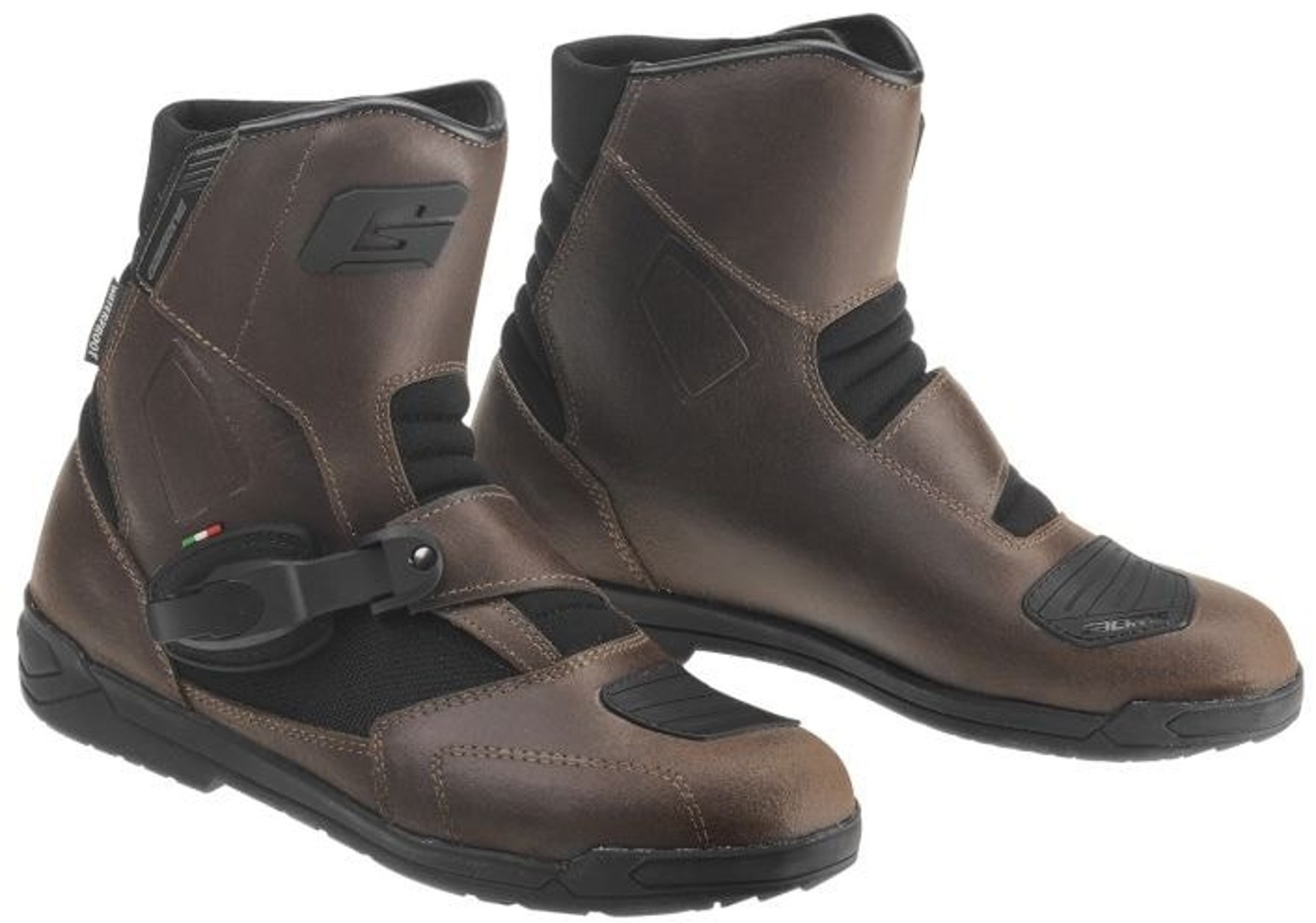 Gaerne G. Stelvio Aquatech Motorcycle Shoes, brown, Size 39, brown, Size 39