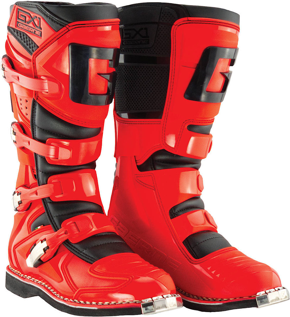 Gaerne GX-1 Goodyear Motocross Boots, black-red, Size 47, black-red, Size 47