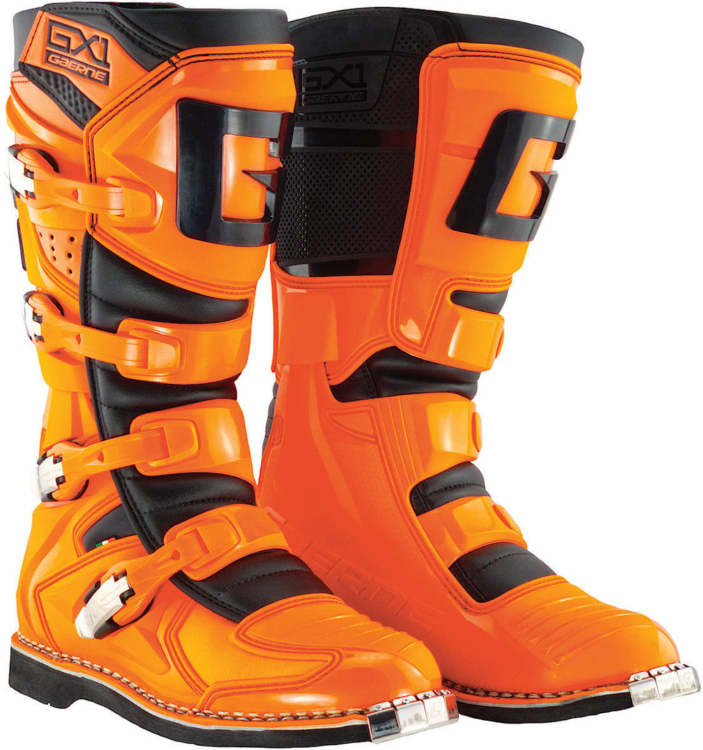 Gaerne GX-1 Goodyear Motocross Boots, black-orange, Size 41, black-orange, Size 41