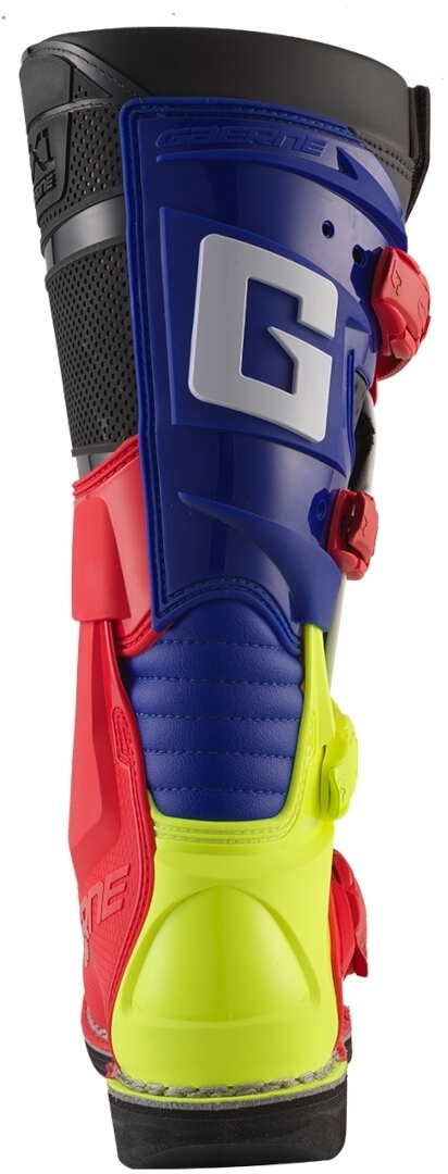 Side view of Gaerne GX-1 Goodyear Motocross Boots, red-yellow, Size 41 for Men