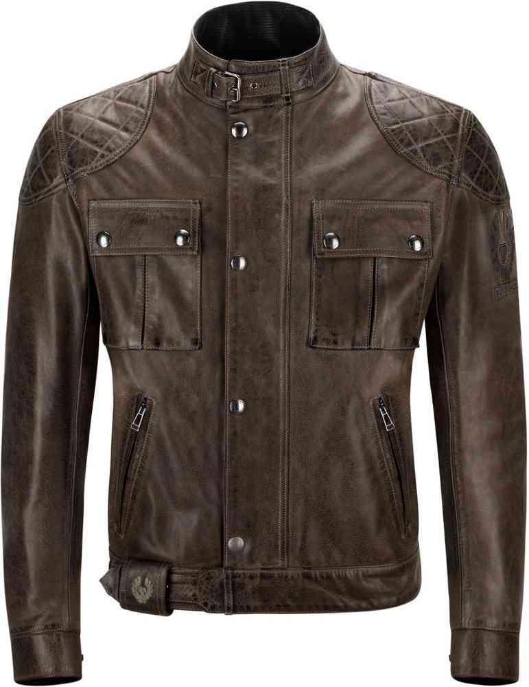 Belstaff Brooklands Jaqueta de cuir de motociclisme