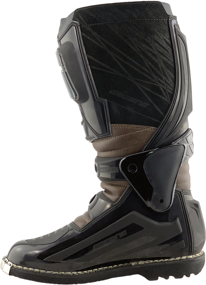Side view of Gaerne Fastback Endurance Enduro Motocross Boots, brown, Size 44 45 for Men