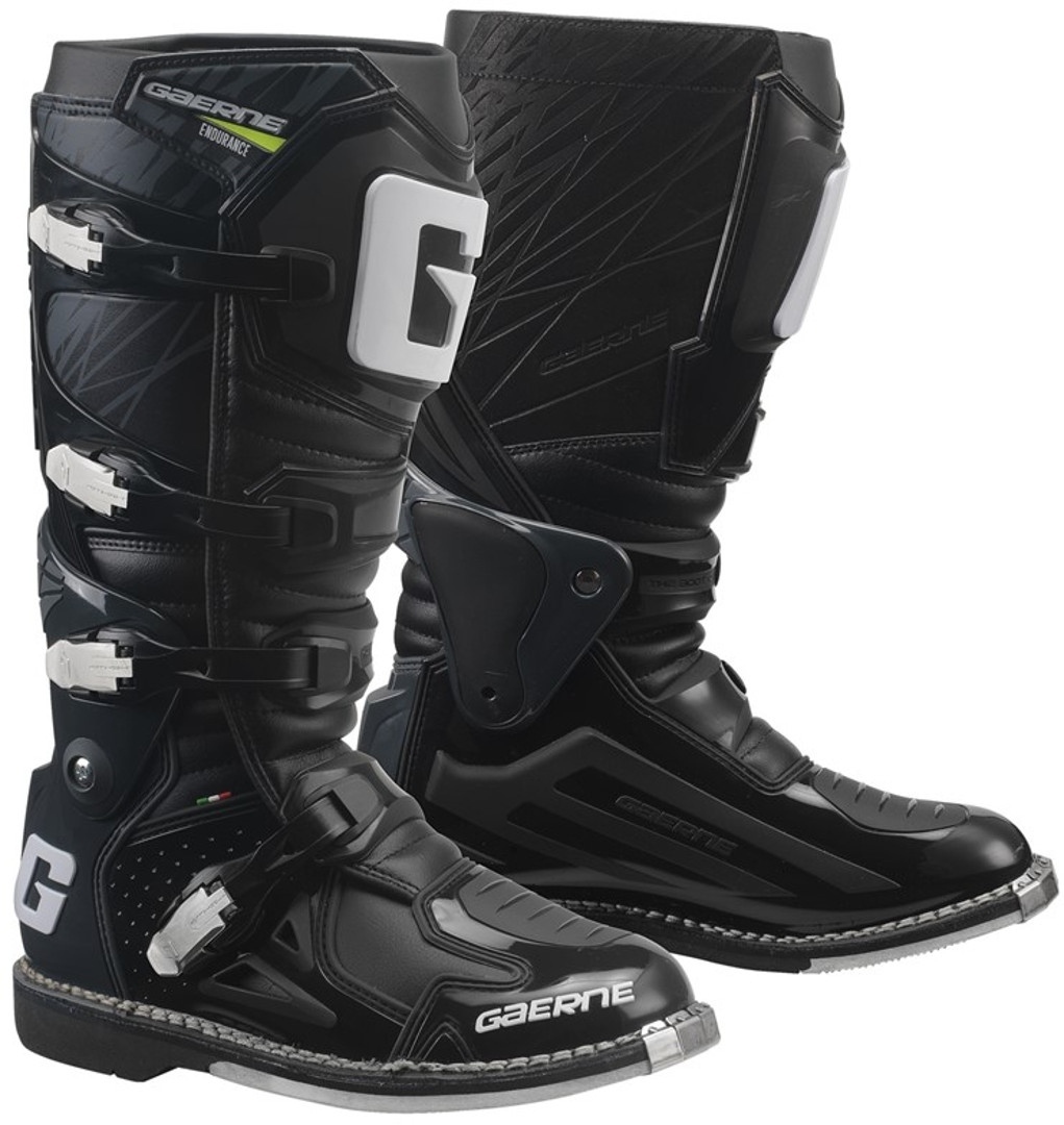 Gaerne Fastback Endurance Enduro Motocross Boots, zwart, afmeting 46