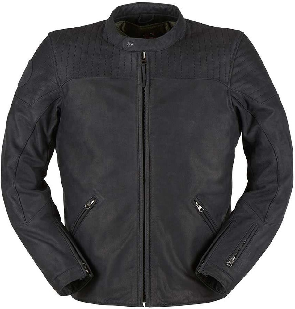 Image of Furygan Clint Giubbotto moto in pelle, nero, dimensione L