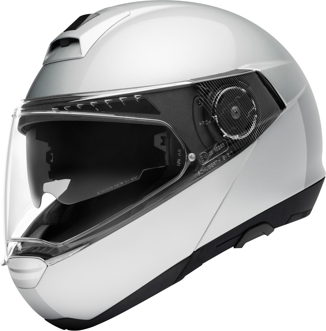 Schuberth C4 Pro helm, zilver, afmeting S