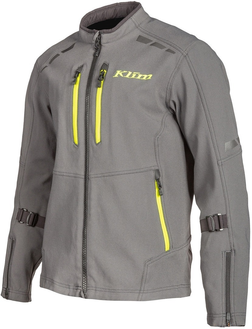 Klim Marrakesh Motorcycle Textile Jacket, grey-yellow, Size S, grey-yellow, Size S