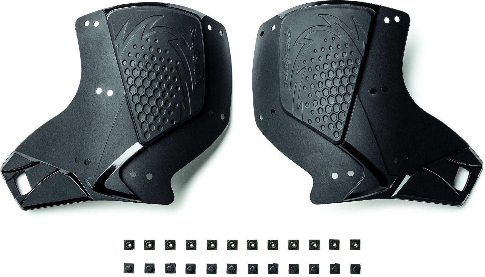 Sidi Crossfire Waden Platten, schwarz, schwarz