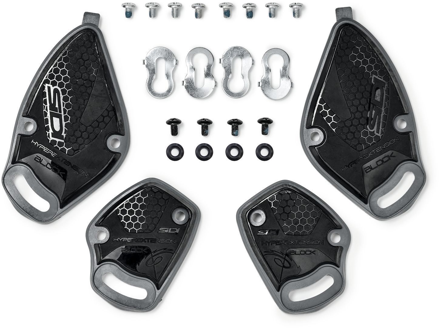 Sidi Hyper Extension Blocks Sprunggelenk Protektoren, schwarz, schwarz
