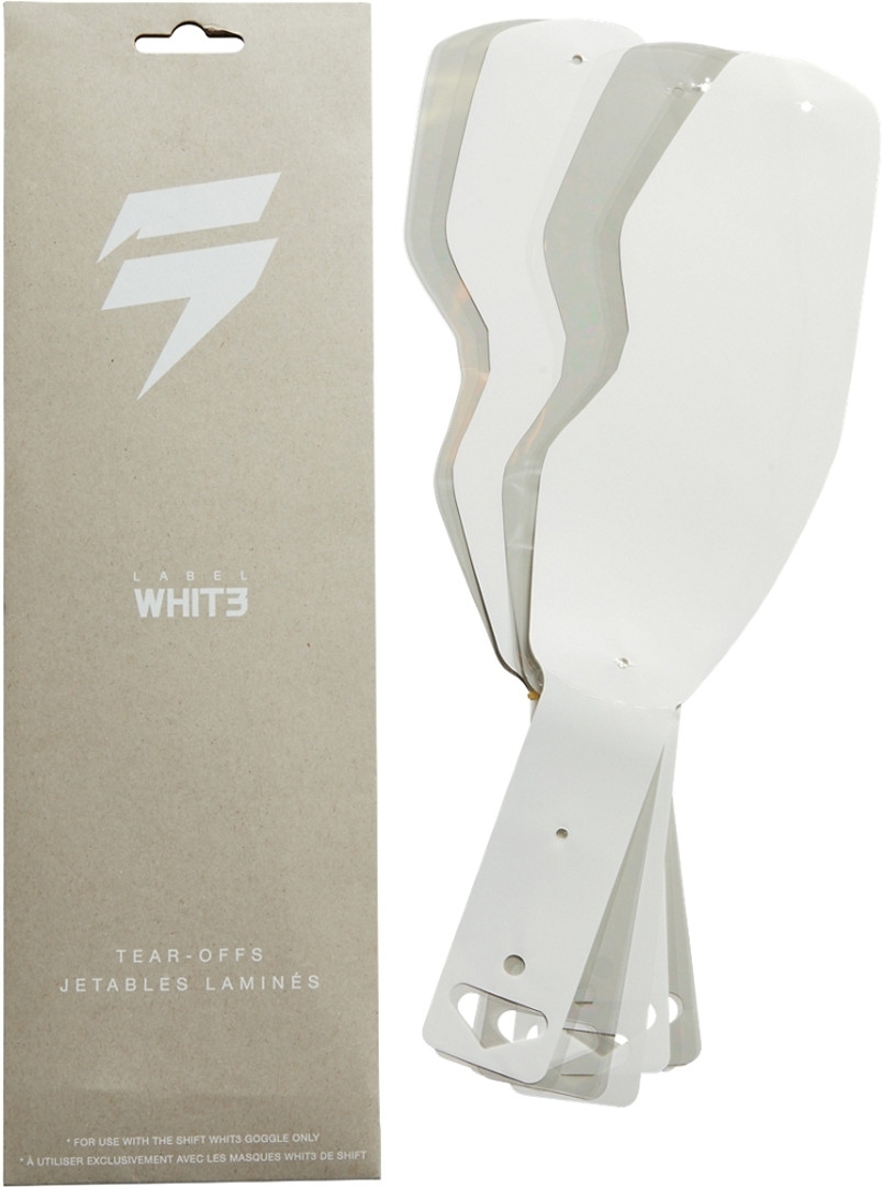 Shift WHIT3 Laminated 14 Pack Tear Offs, clear, clear, Size One Size