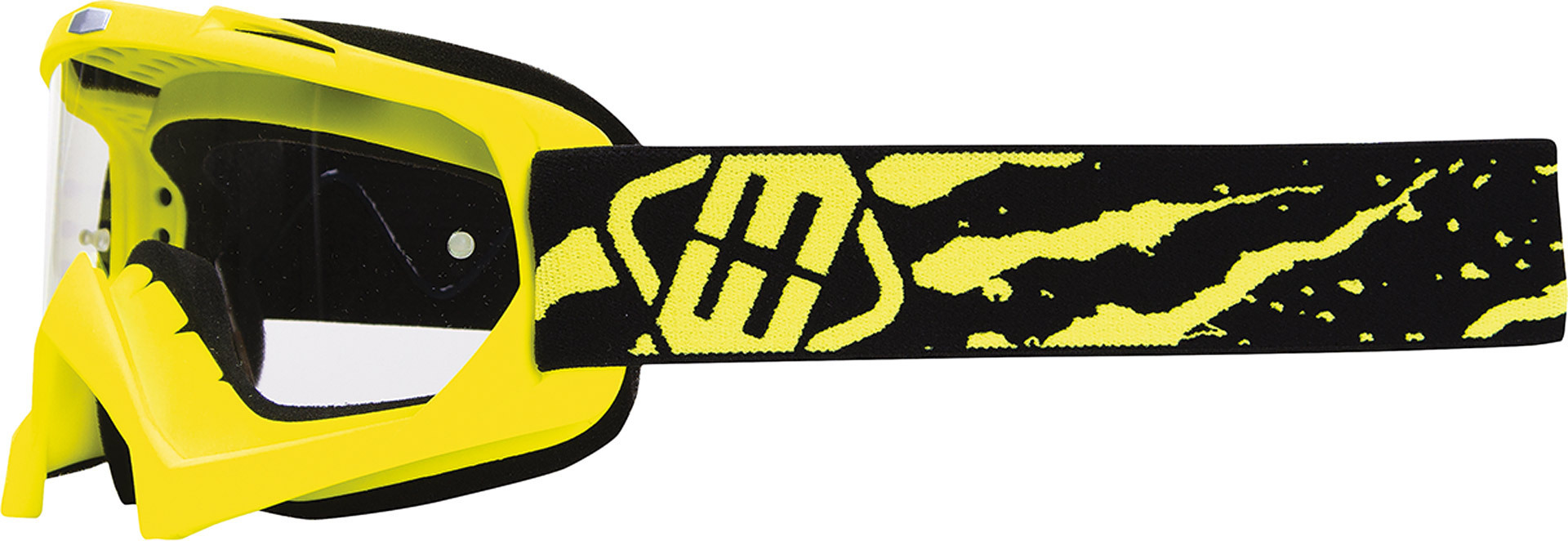 Freegun YH-16 Flou Motocross Brille, schwarz-gelb, schwarz-gelb