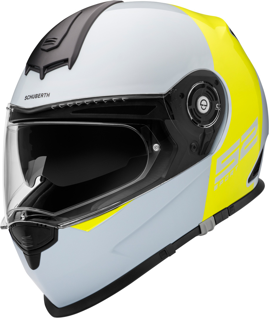 Schuberth S2 Sport Redux Motorcycle Helmet, grey-yellow, Size XS, grey-yellow, Size XS