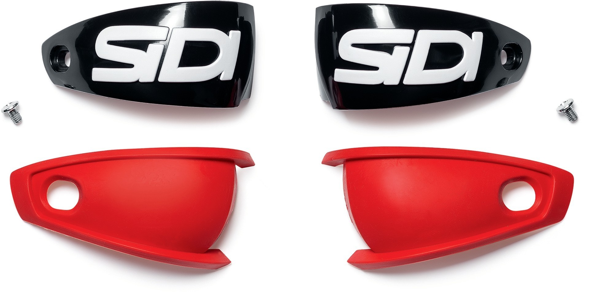 Sidi Mag-1 Asymmetric Fersenkappen, schwarz-rot, schwarz-rot