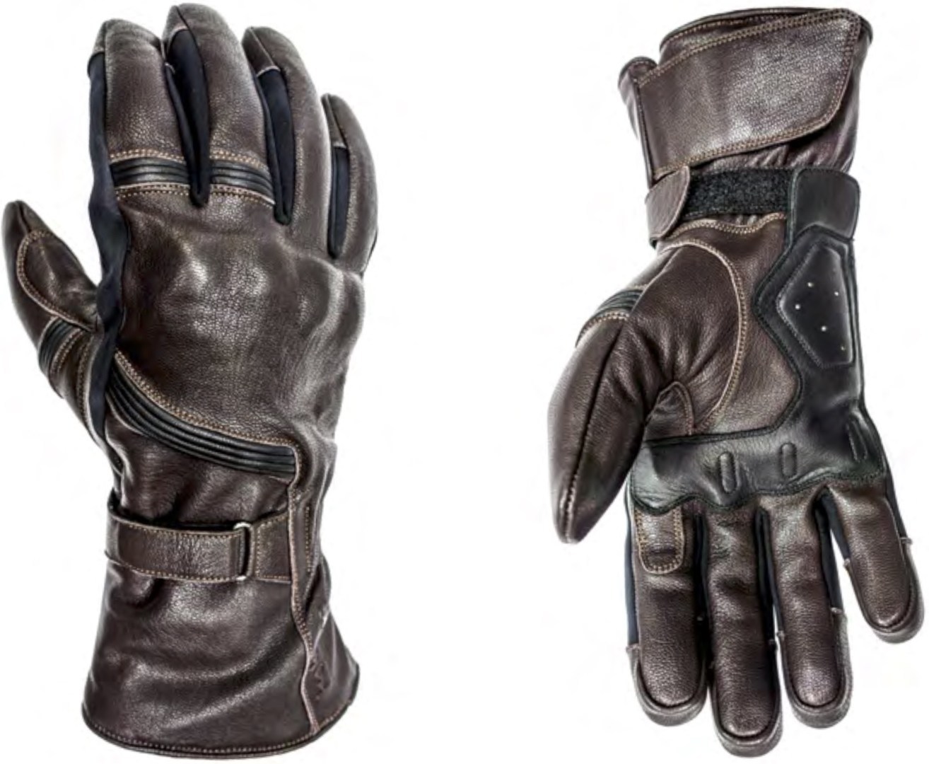Helstons Titanium waterproof Winter Motorcycle Gloves, brown, Size M L, brown, Size M L