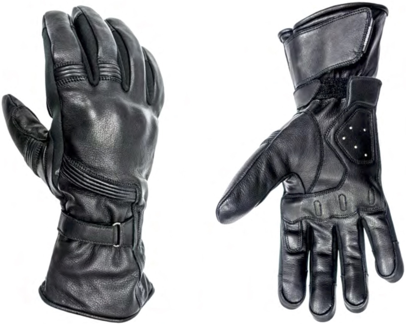 Helstons Titanium waterproof Winter Motorcycle Gloves, black, Size M L, black, Size M L