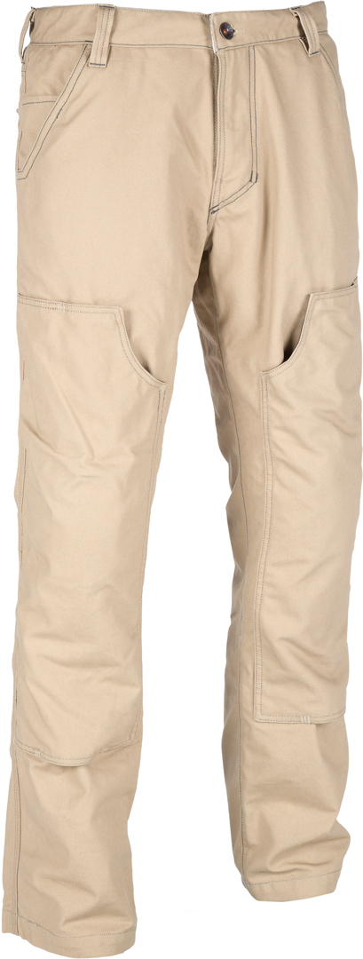 Klim Outrider Motorcycle Textile Pants, brown, Size 34, brown, Size 34
