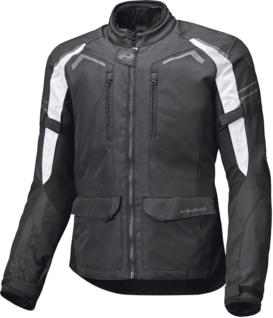 Held Kane Motorcycle Textile Jacket, black-white, Size XS, black-white, Size XS