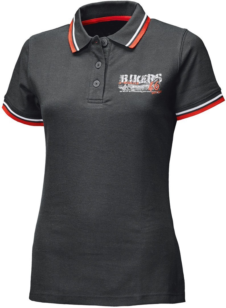 Held Bikers Women's Polo Shirt, black-red, Size XS, black-red, Size XS for Women