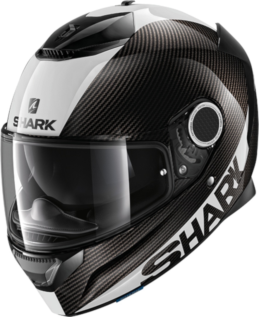 Shark Spartan Carbon Skin Helmet, black-white, Size XS, black-white, Size XS