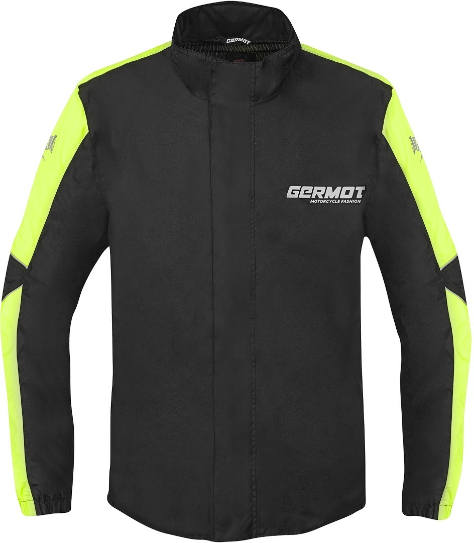 Germot Bergen Veste de pluie, noir-jaune, taille M pour Hommes