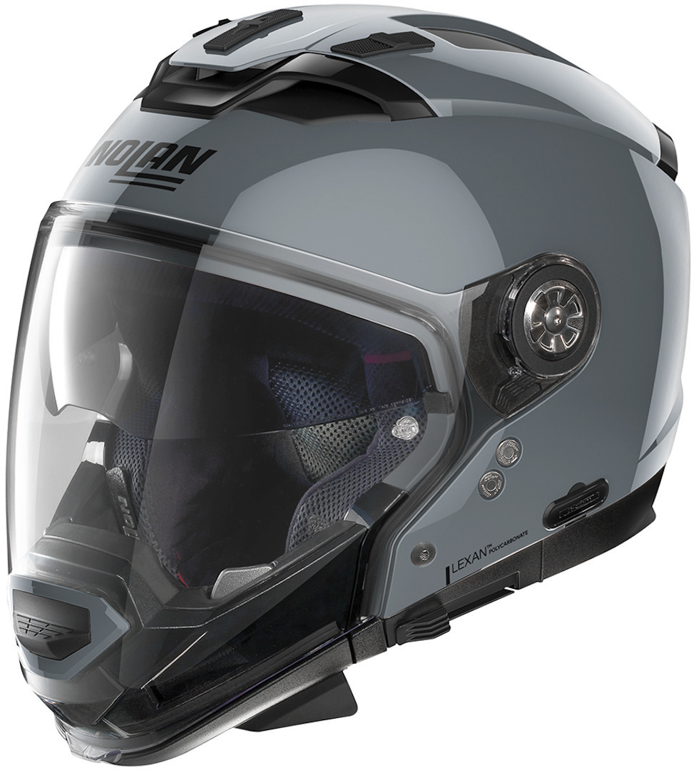 Nolan N70-2 GT Classic N-Com Helmet, grey, Size M, grey, Size M