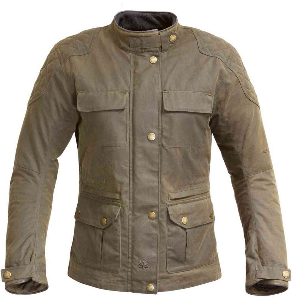 Merlin Buxton Damen Motorrad Wachsjacke