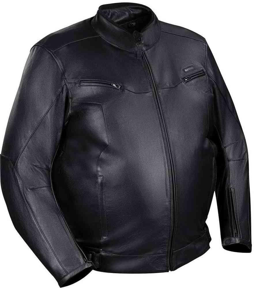 Bering Gringo Veste de cuir de moto grande taille