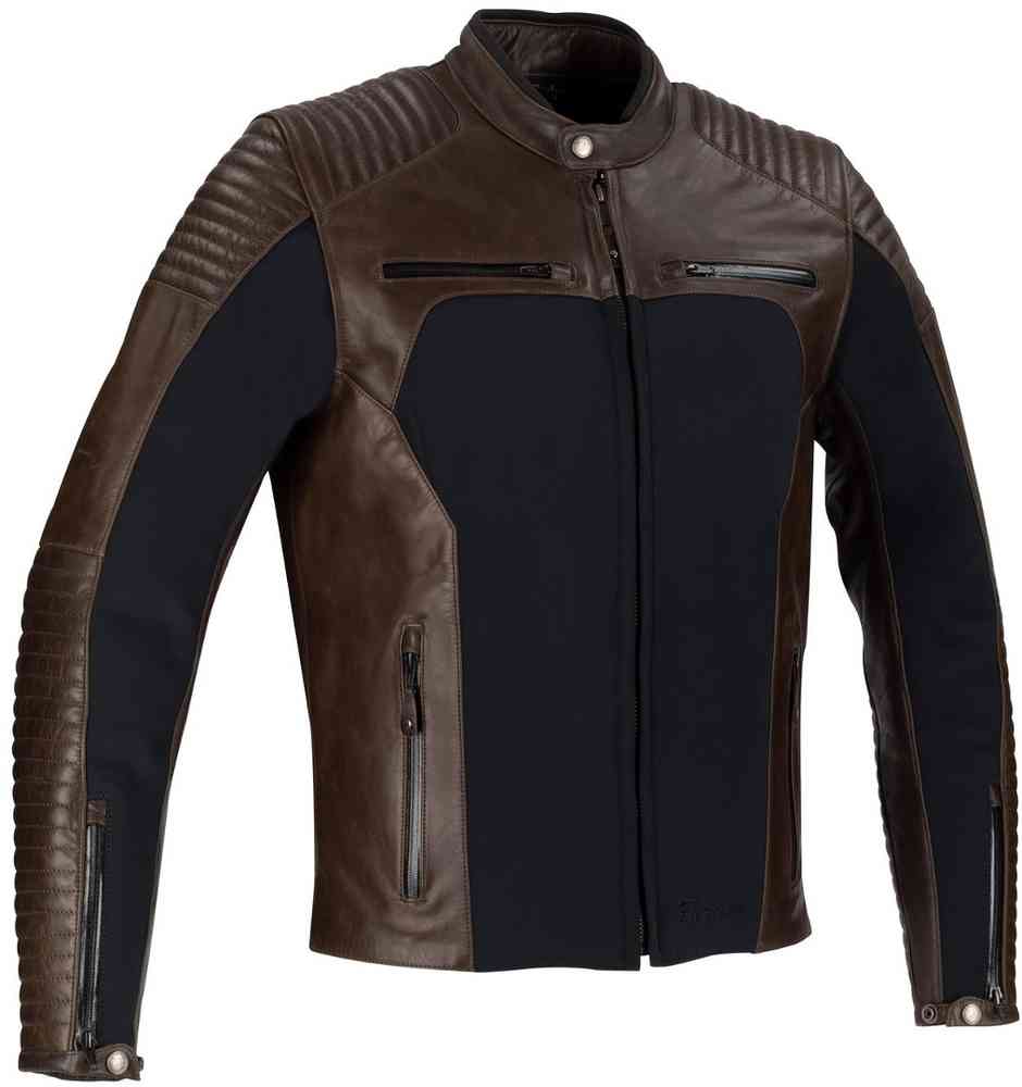 Bering Rex Veste de moto en cuir