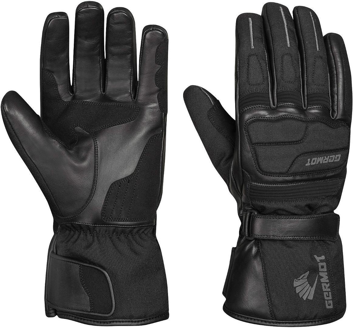 Germot Barrow Gants de moto, noir, taille S pour Hommes