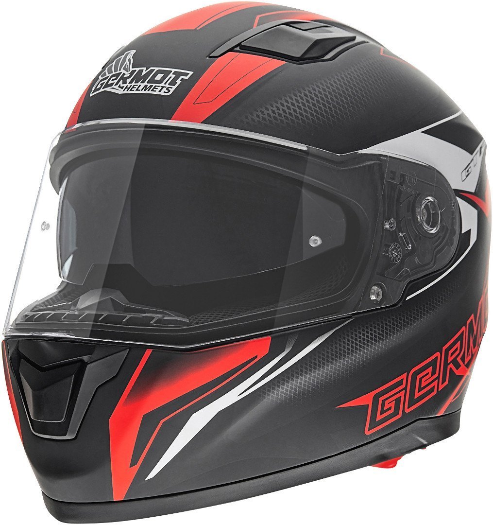 Germot GM 330 Decor Helmet, black-red, Size M for Men-image-95939537