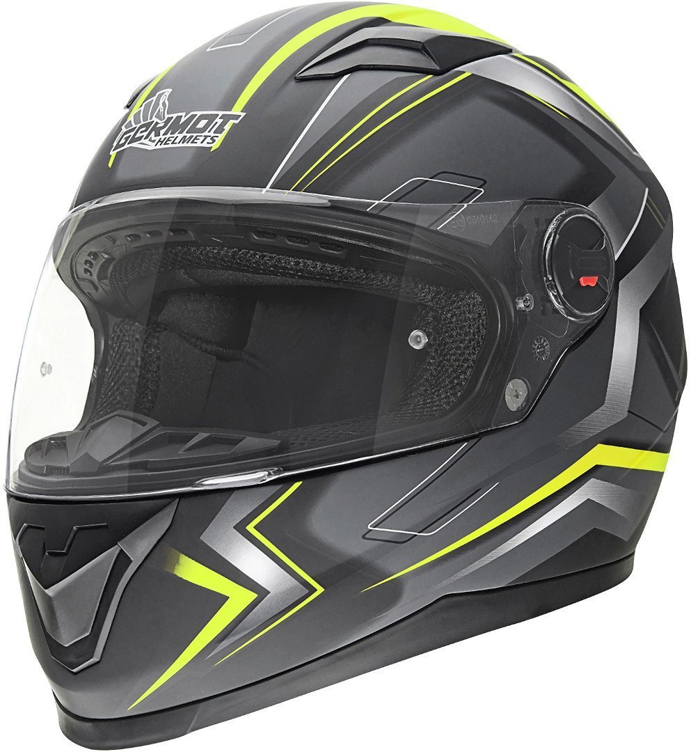 Germot GM 320 Helmet, black-yellow, Size S for Men-image-98315492