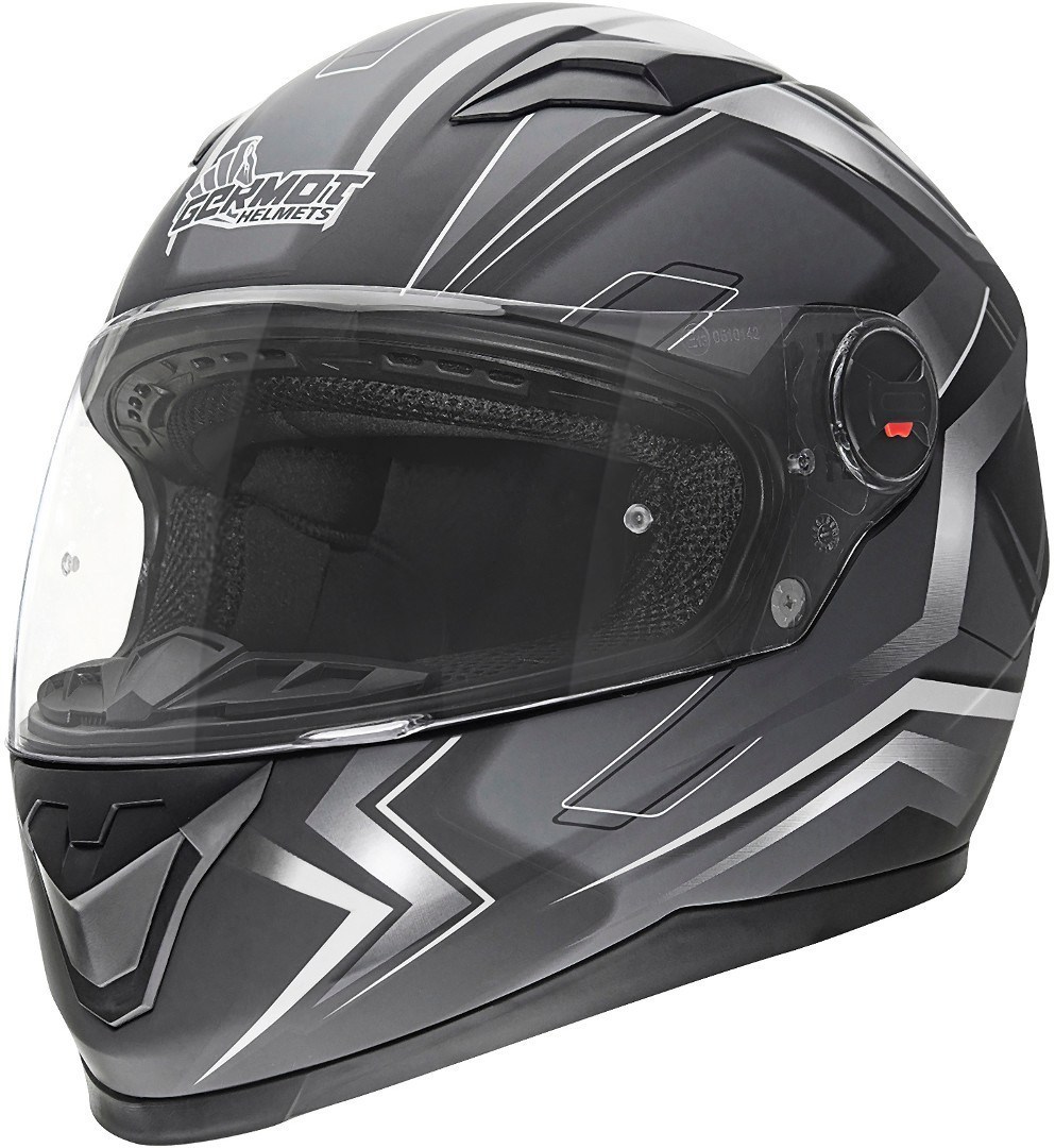 Germot GM 320 Casque, noir-blanc, taille XS pour Hommes