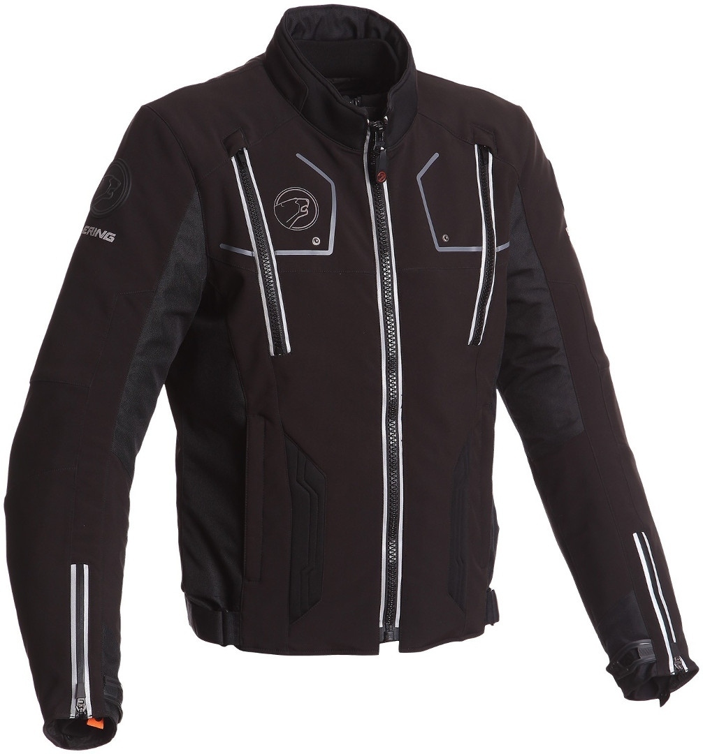 Image of Bering Tracer Giacca moto in tessuto, nero, dimensione 4XL