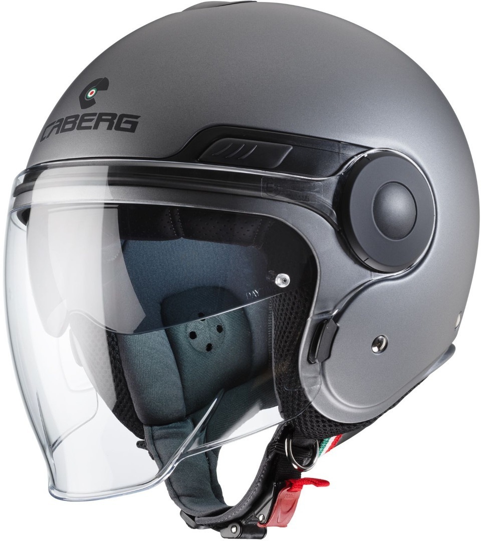 Caberg Uptown Matt-Gun Jet Helmet, black-grey, Size S, black-grey, Size S