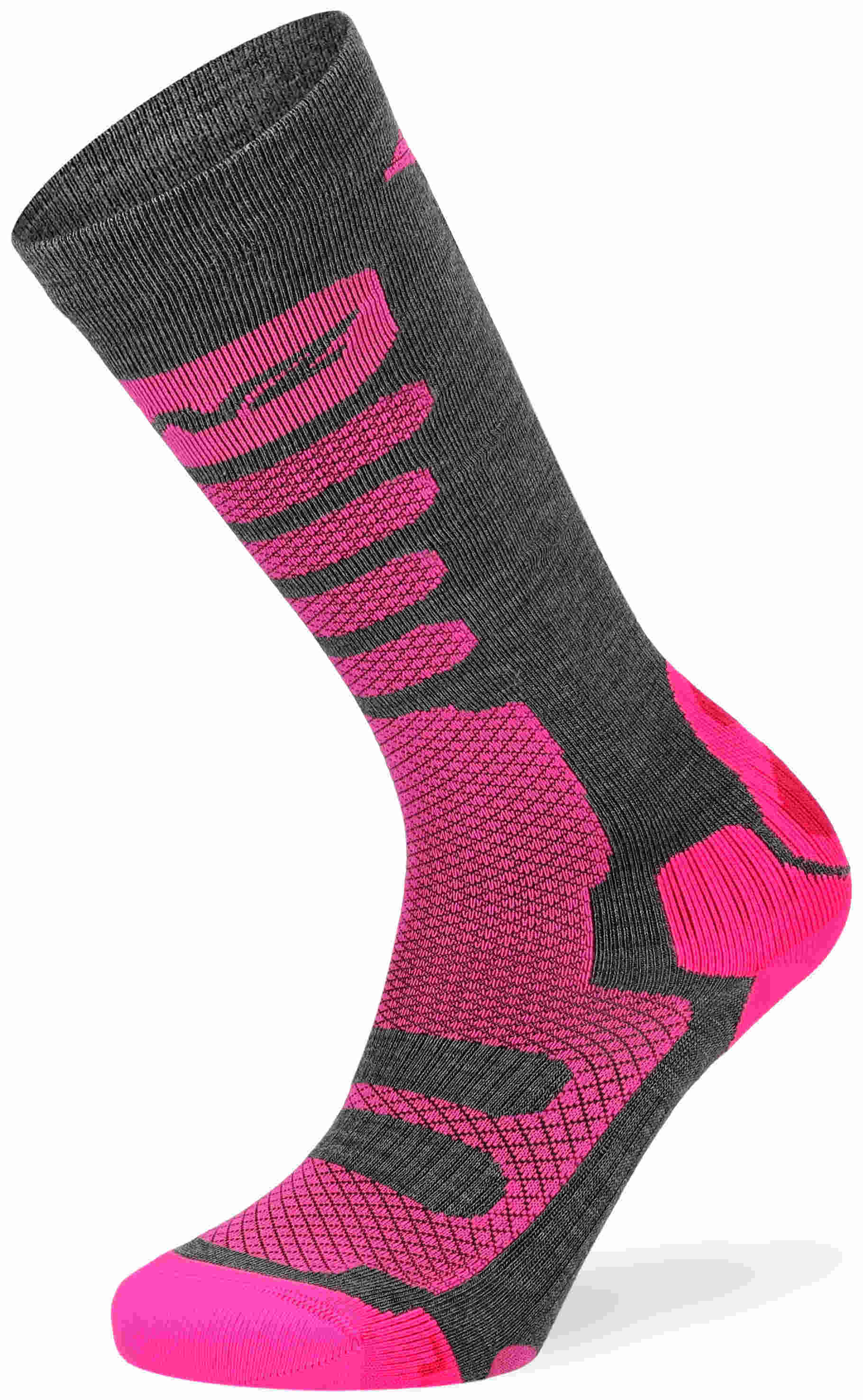 Lenz Free Tour 1.0 Chaussettes, gris-rose, taille 39 - 41 pour Hommes