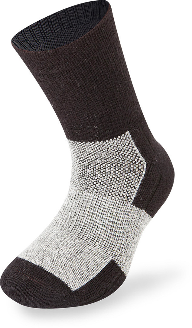 Lenz Trekking 1.0 Kids Socks, black-grey, Size 35 36 37 38, black-grey, Size 35 - 38