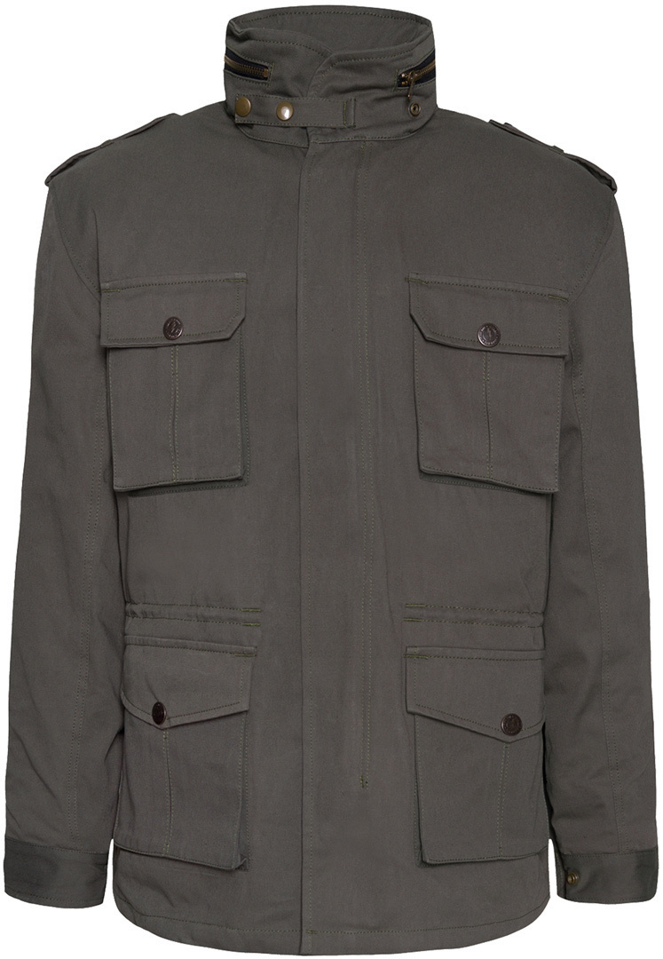 John Doe Field Motorcycle Textile Jacket 2017, green, Size S, green, Size S