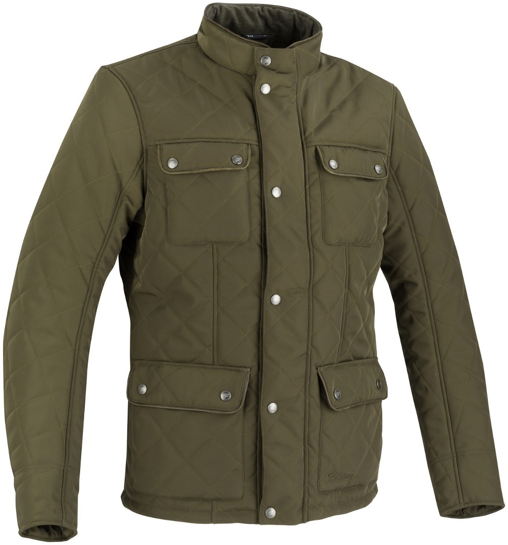 Bering Maximus Motorcycle Textile Jacket, green-brown, Size 3XL, green-brown, Size 3XL