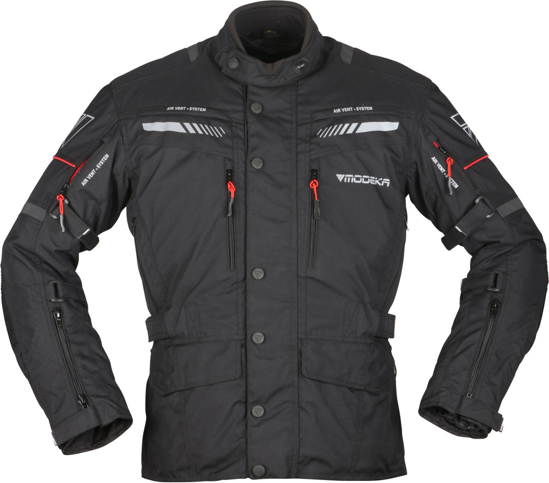 Modeka Winslow Motorcycle Textile Jacket, black, Size S, black, Size S