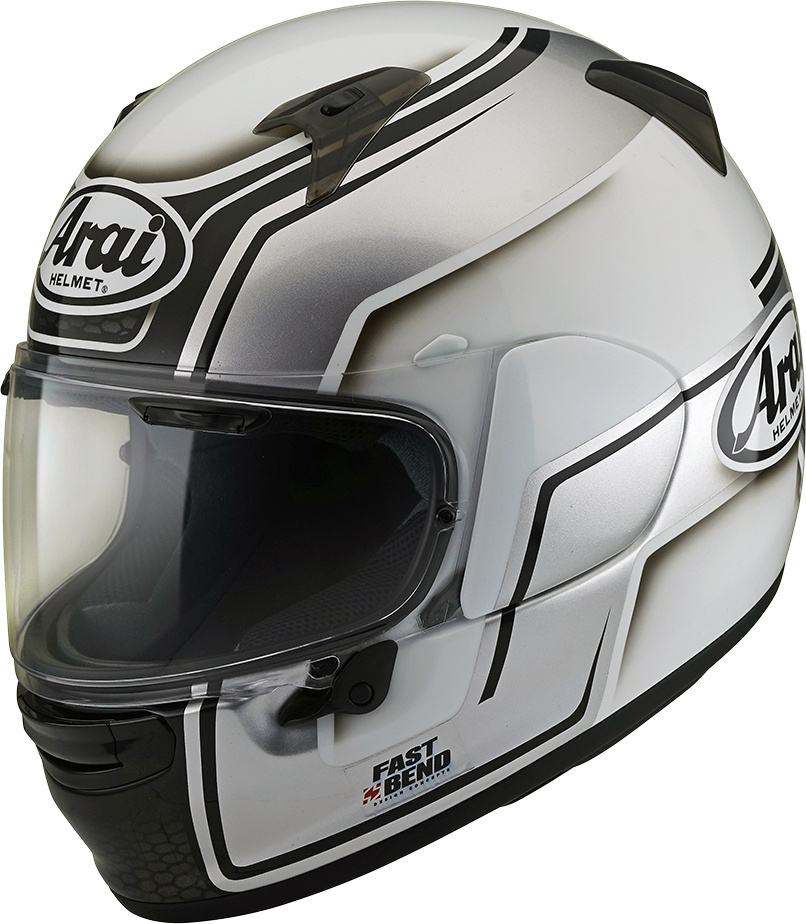 Image of Arai Profile-V Casco, nero-bianco, dimensione XS