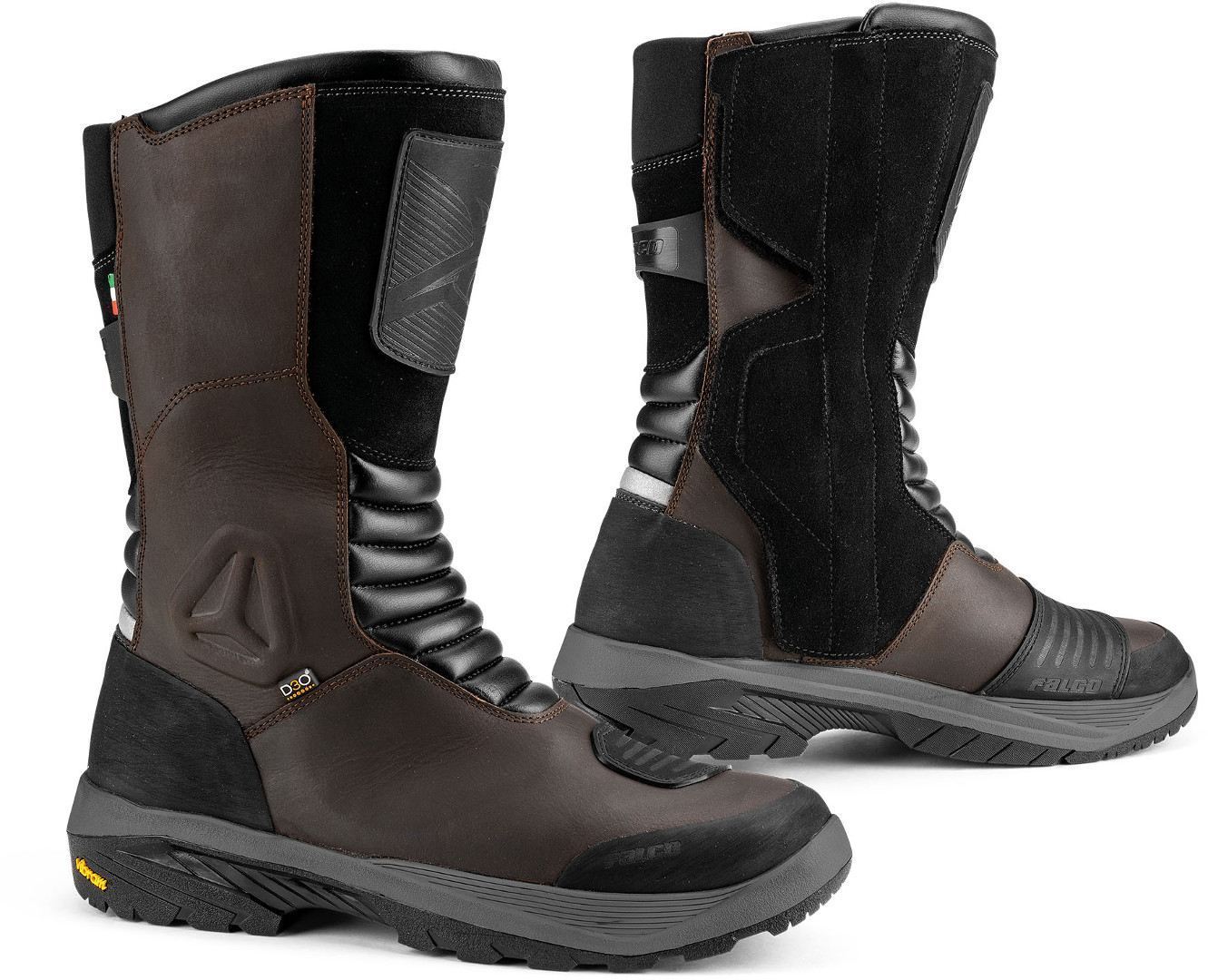 Falco Tourance 2 Motorcycle Boots, brown, Size 41, brown, Size 41